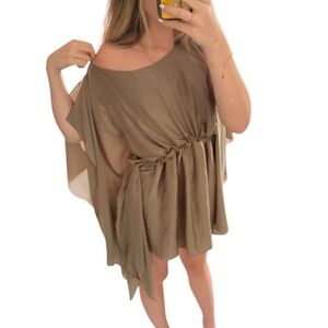 Diane Von Furstenberg Mini Kaftan Style Flowy Dress - 4